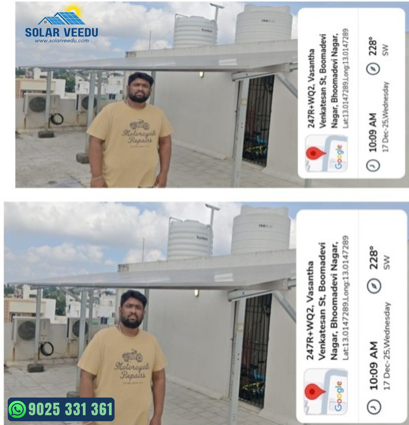 3.3 kW in Boomadevi Nagar, Chennai District – Rs.78,000 Subsidy