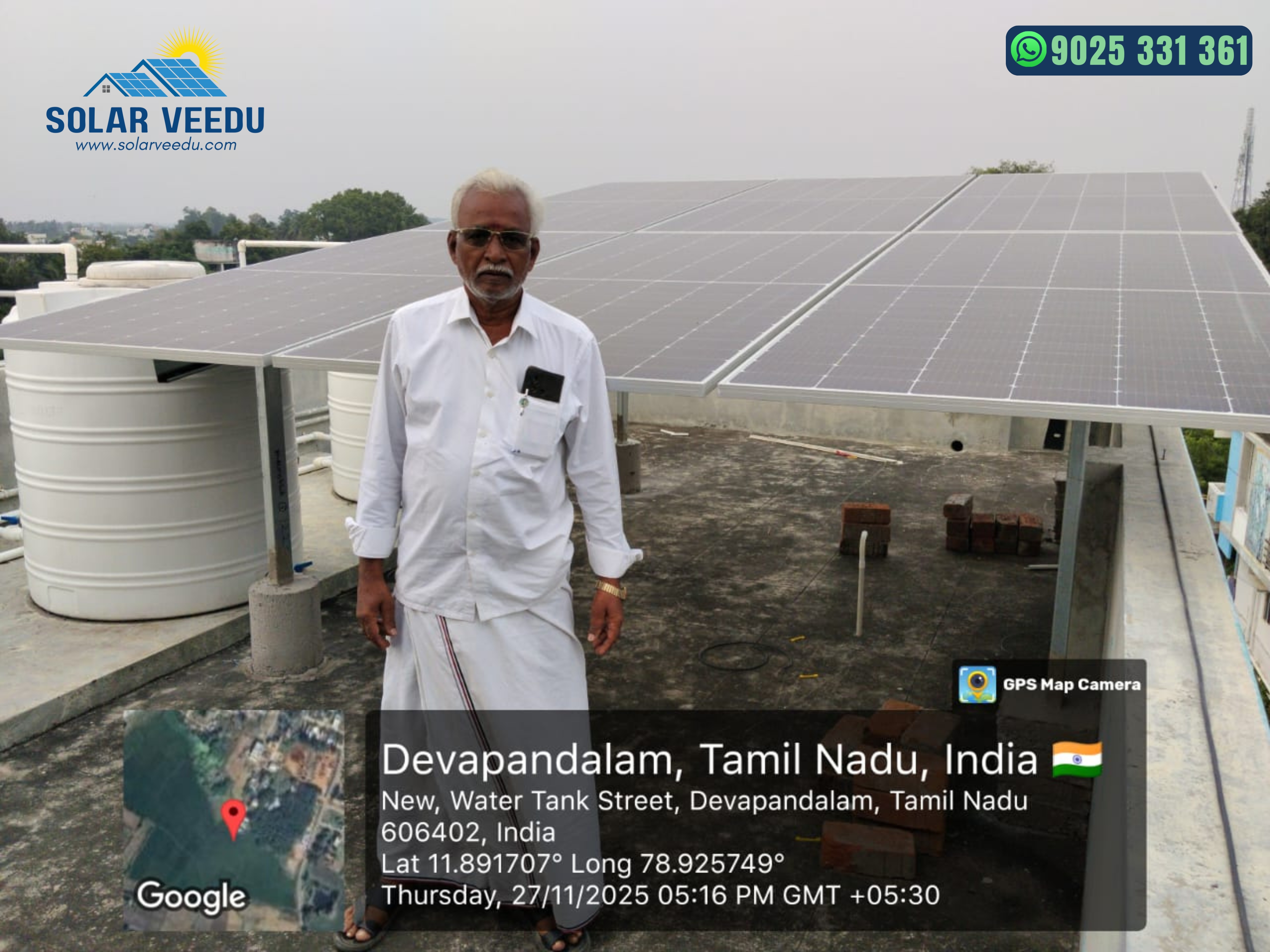 3.3 KW in Devapandalam, Kallakurichi District – Rs.78,000 Subsidy