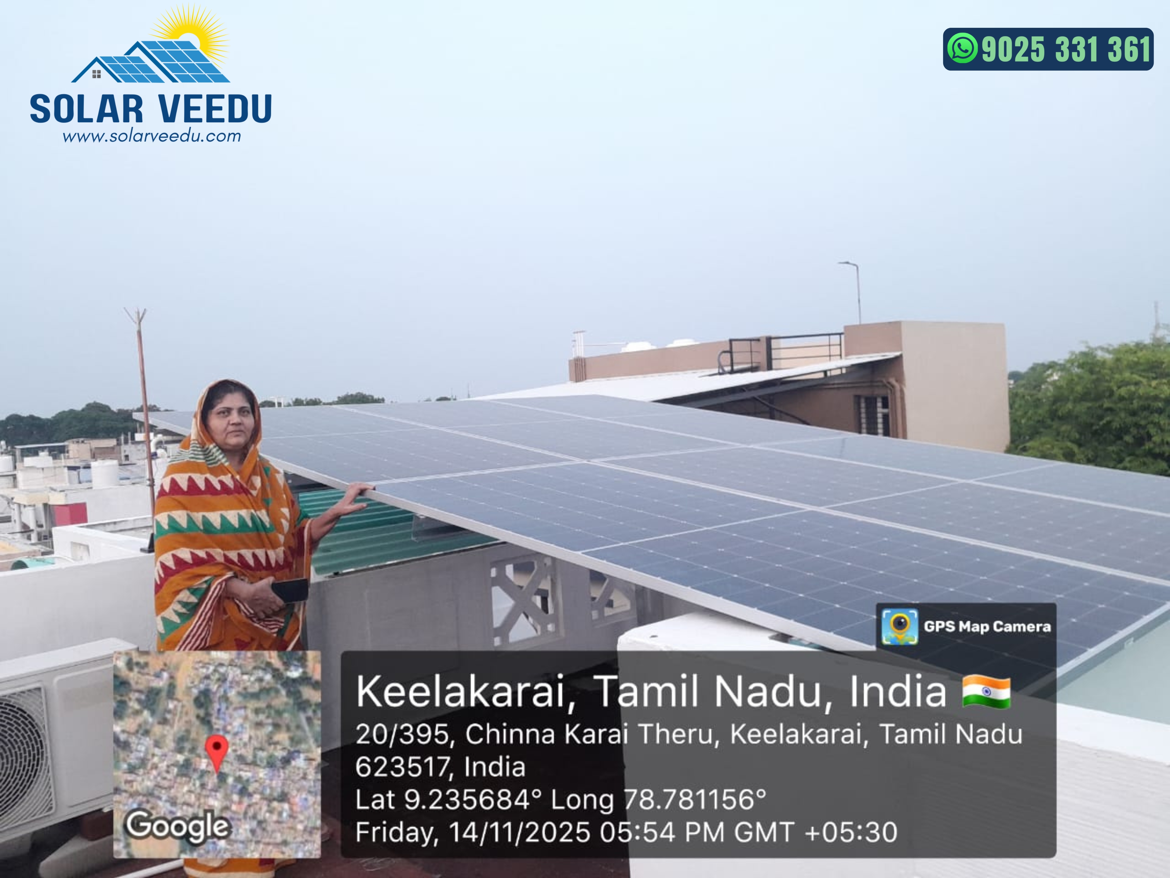 3.3 KW in Keelakarai, Ramanathapuram District – Rs.78,000 Subsidy
